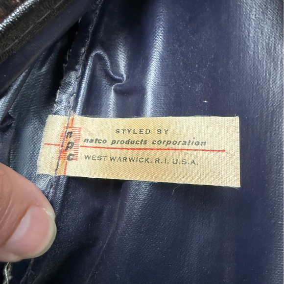 Vintage NPC 60/70s fabric flower power travel toiletries bag - Picture 8 of 9